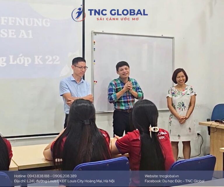 🎓 Khai giảng các lớp Tiếng Đức tại TNC Global – Khởi đầu hành trình chinh phục ước mơ Đức 🇩🇪